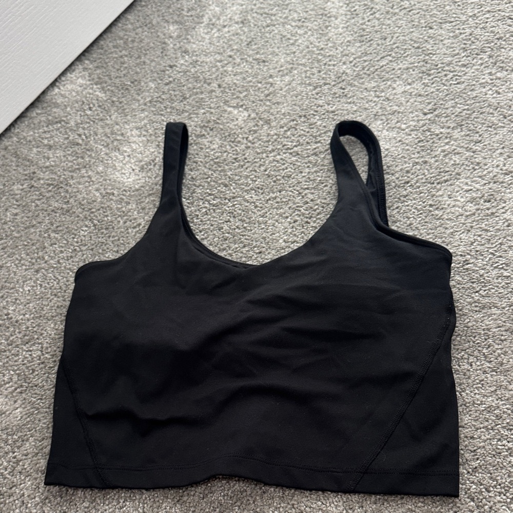 Wild Fable Black Sleeveless Crop Top